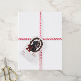 Etiqueta Para Presente Labradoodle Christmas