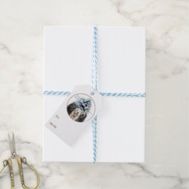 Etiqueta Para Presente Labradoodle Trio Christmas