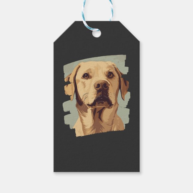 Etiqueta Para Presente Labrador  (Frente)