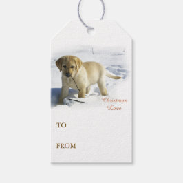Etiqueta Para Presente Labrador Retriever Puppy Natal