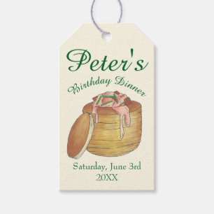 Etiqueta Para Presente Lagosta Newberg, Partido Janto dos Produtos do Mar