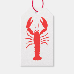 Etiqueta Para Presente lagosta vermelha