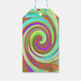 Etiqueta Para Presente Legal Cores de outono de Retros Pintura de Arte Lí