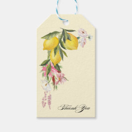 Etiqueta Para Presente Lemon Themed Bridal Shower Favor Gift Tag