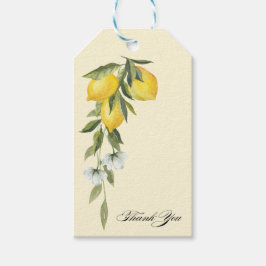 Etiqueta Para Presente Lemon Themed Bridal Shower Favor Gift Tag