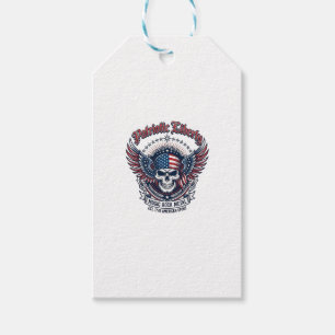 Etiqueta Para Presente Lenço Patriótico Rocker Old Glory Música Rock Meta