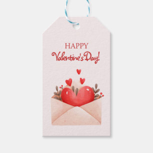 Etiqueta Para Presente Letra Cóta Feliz dia de os namorados Coração