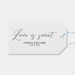 Etiqueta Para Presente Letra de Rótulo de Presente de Casamento Amor é Do