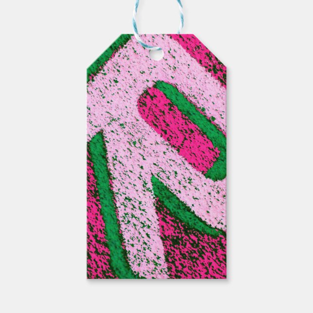 Etiqueta Para Presente Letra r (Frente)