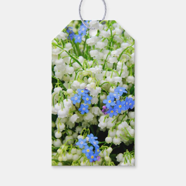 Etiqueta Para Presente Lily do vale (Frente)