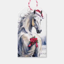Etiqueta Para Presente Linda Etiqueta de Presente de Natal de Cavalo