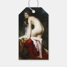 Linda mulher Bather (de Bouguereau)