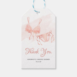 Etiqueta Para Presente Lingerie Blush Bridal