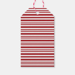 Etiqueta Para Presente Listras de Bastão de Natal