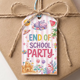 Etiqueta Para Presente Listras de Festa de Fim de Ano