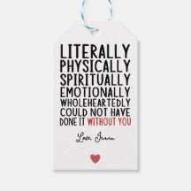 Literalmente Não Podia Ter Feito Isso Sem Você