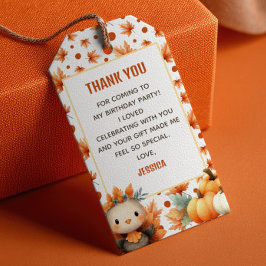 Etiqueta Para Presente Little Turkey Thanksgiving 1st Birthday Thank You