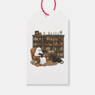 Etiqueta Para Presente Livros de Leitura de Fantasma Retrô, Fantasma Bibl
