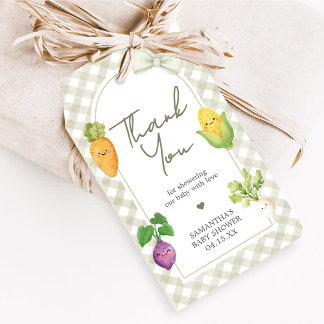 Etiqueta Para Presente Locally Grown Baby Shower Favor Tags