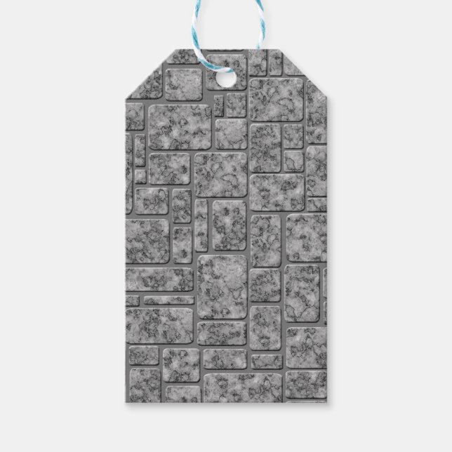 Etiqueta Para Presente Loft, loft de mármore (Frente)