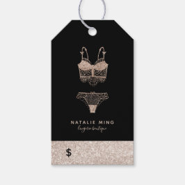 Etiqueta Para Presente Logotipo Boutique de Lingerie de Preço Comercial