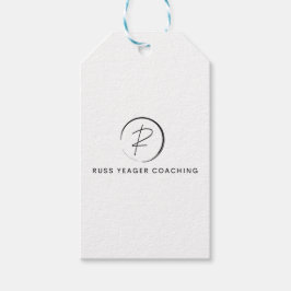 Etiqueta Para Presente Logotipo da assinatura de treinamento de Russ Yeag