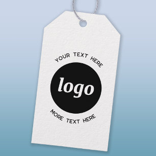 Etiqueta Para Presente Logotipo e Texto simples para empresa