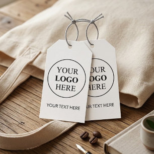 Etiqueta Para Presente Logotipo Promocional Personalizado – Sem Pedido Mí