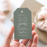 Etiqueta Para Presente LOLA 50ª Festa de aniversário de suporte de etique<br><div class="desc">A coleção Lola exude elegância moderna com suas linhas elegantes e tipografia contemporânea. Seus tons femininos são lindamente balanceados com uma afirmação ousada,  fazer-a uma escolha ideal para a noiva vivaz e moderna.</div>