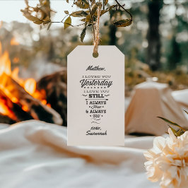 Etiqueta Para Presente Love Poem