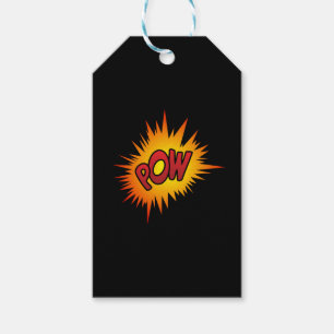 Etiqueta Para Presente Luta do super-herói do prisioneiro de guerra