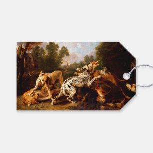 Etiqueta Para Presente Luta dos cães (por Frans Snyders)