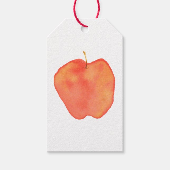 Etiqueta Para Presente Maçã (Frente)