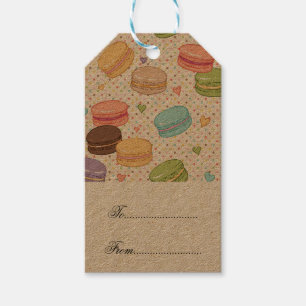 Etiqueta Para Presente Macarons, biscoitos, pastelarias francesas,