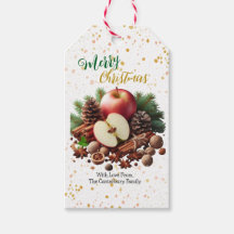 Maçãs de Pinheiro e Canela Natal Natureza