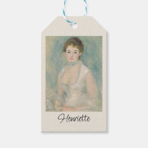 Etiqueta Para Presente Madame Henriot, Retrato de Belas Artes