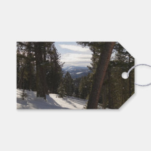 Etiqueta Para Presente Madison Mountain em inverno em Montana