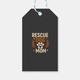 Etiqueta Para Presente Mãe de Cachorro Resgatado