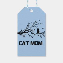 Etiqueta Para Presente "Mãe de Gato Puramente Orgulhosa"