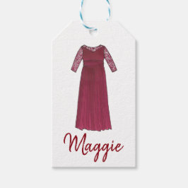 Etiqueta Para Presente Mãe do vestido de Festa de casamento noiva do noiv