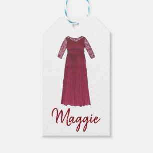 Etiqueta Para Presente Mãe do vestido de Festa de casamento noiva do noiv