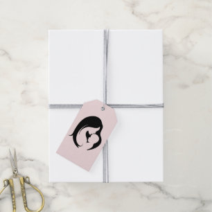 Etiqueta Para Presente Mãe e Criança Silhoutte Novo Bebê