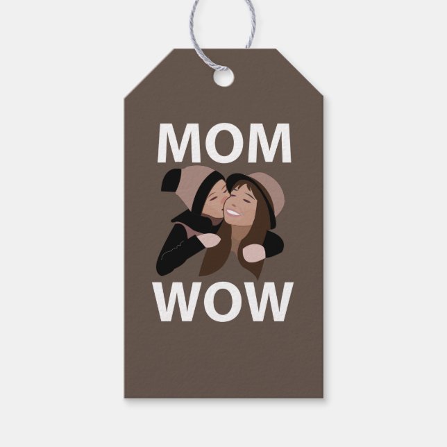 Etiqueta Para Presente Mãe e Filho Mamãe  (Frente)