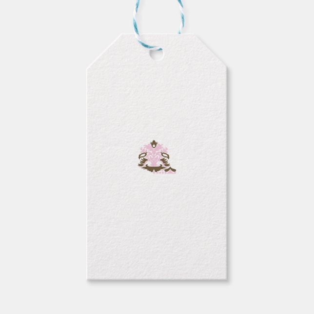 Etiqueta Para Presente Magenta-Vermelho, Laranja Amarelo (Frente)