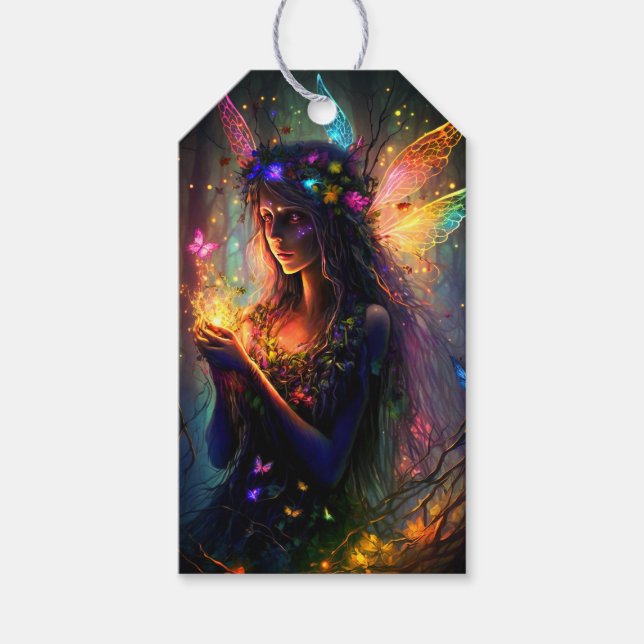 Etiqueta Para Presente Magia Fada Princesa Fantasia Pixie Dust (Frente)