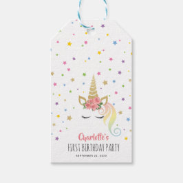Etiqueta Para Presente Magia Girly Unicorn e estrelas personalizadas