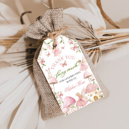 Etiqueta Para Presente Magical Floral Mushroom Fairy Birthday Gift Tags