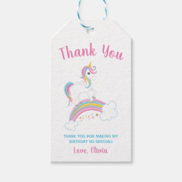Etiqueta Para Presente Magical Rainbow Unicorn Birthday