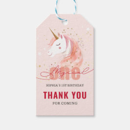 Etiqueta Para Presente Magical Unicorn First Birthday