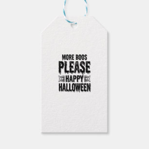 Etiqueta Para Presente Mais Boos Por Favor Tipografia Vintage de Hallowee